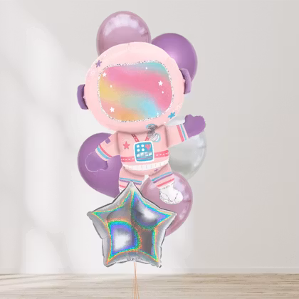 Ballongbukett - Skimrande Space Party