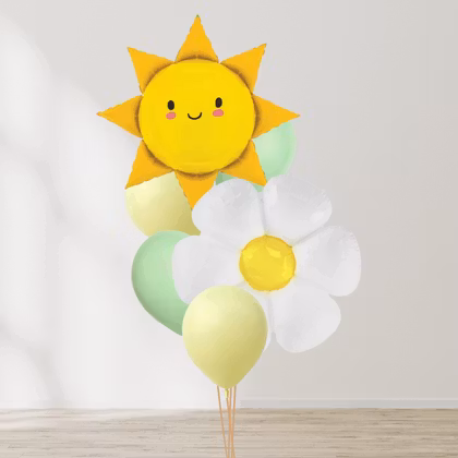 Ballongbukett - Blommor och Solsken