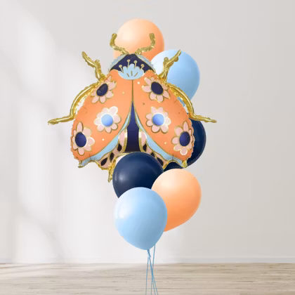 Ballongbukett - Festive Ladybird