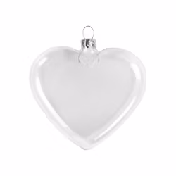 Personlig Julgranskula - Hjärta