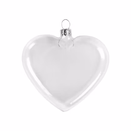 Personlig Julgranskula - Hjärta