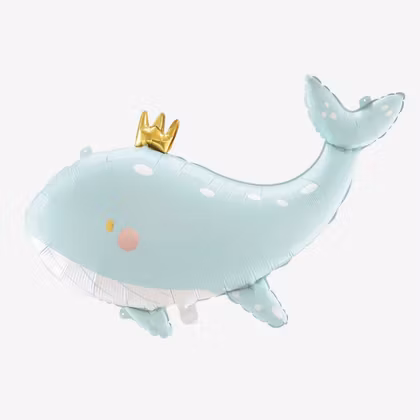 Folieballong - Blåval