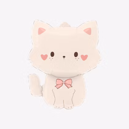 Folieballong - Gullig Katt
