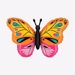 Folieballong - Färglad Fjäril