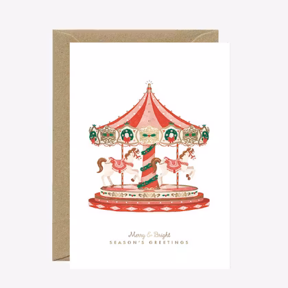 Julkort - Carroussel