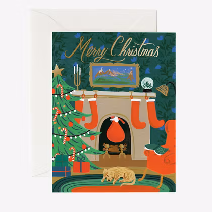 Julkort - Christmas Eve Scene