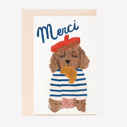 Kort - Merci Poodle Dog