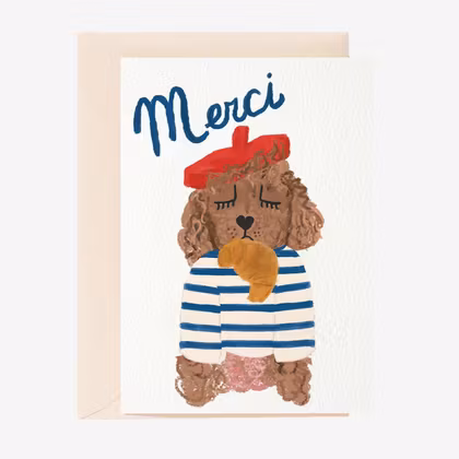 Kort - Merci Poodle Dog