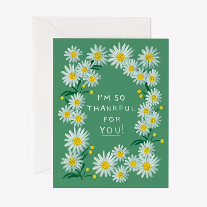 Kort - Daisies Thankful For You