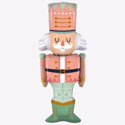 Folieballong - Nötknäppare - Rosa