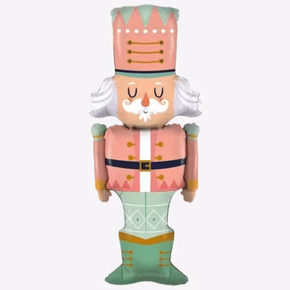 Folieballong - Nötknäppare - Rosa