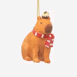 Julgranskula - Kapybara med Halsduk