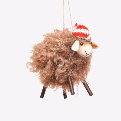 Julgranskula - Får Brun