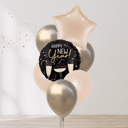 Ballongbukett - HNY - Blushing Gold