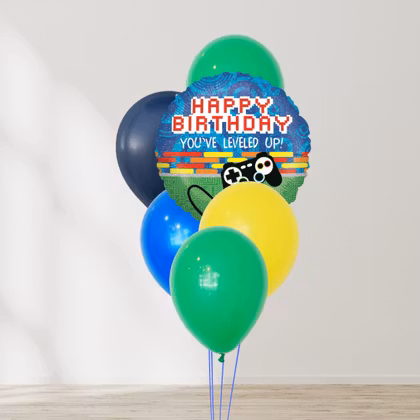 Ballongbukett - Pixel Party