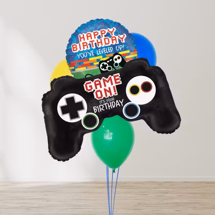 Ballongbukett - Birthday Level Up