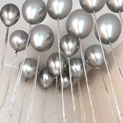 Latexballonger med fransar