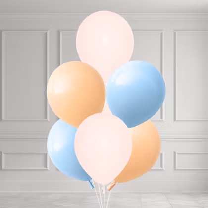 Ballongbukett - Pastellhimmel