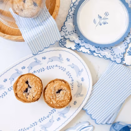 Servetter - Blå Ränder