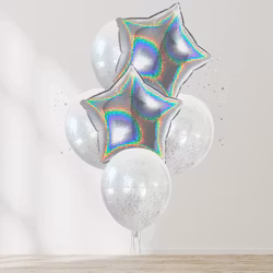 Ballongbukett - Glitter och Stjärnor
