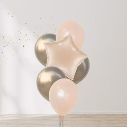 Ballongbukett - Golden Blush