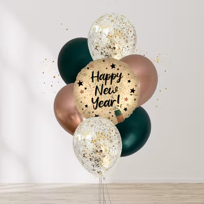 Ballongbukett - HNY Emerald