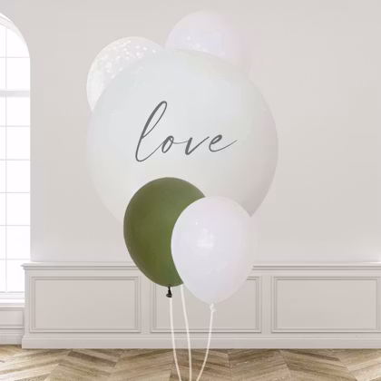 Ballongbukett - Gotta Love an Eucalyptus Wedding