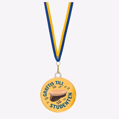 Chokladmedalj - Grattis till studenten