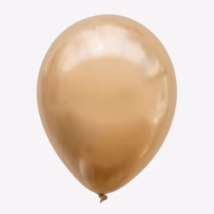 Ballong 45 cm - Chrome Guld