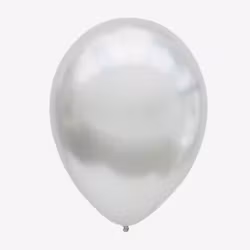 Ballong 45 cm - Chrome Silver