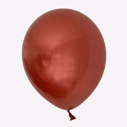 Ballong 45 cm - Chrome Röd