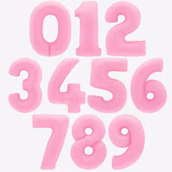 Sifferballonger - Sakura Rosa