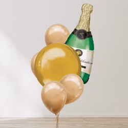 Ballongbukett - Golden Congrats