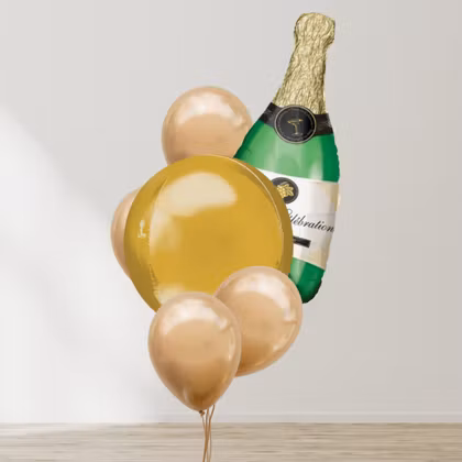 Ballongbukett - Golden Congrats