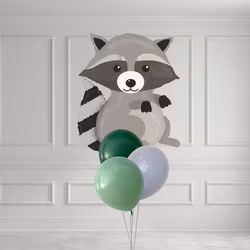 Ballongbukett - Busiga Tvättbjörnen