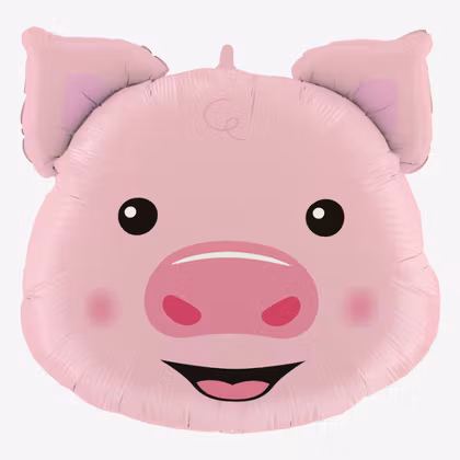 Folieballong - Söt Gris