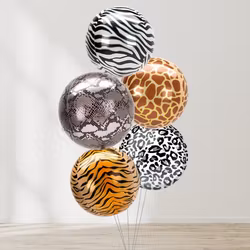 Ballongbukett - Djungelprint Party