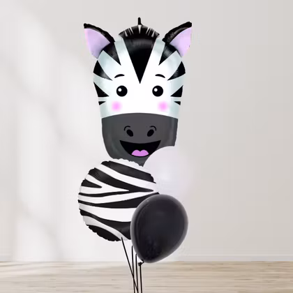 Ballongbukett - Randig Fest