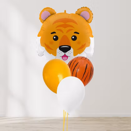 Ballongbukett - Vilda Tigern
