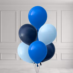 Ballongbukett - Blå Toner