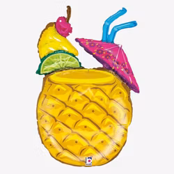 Folieballong - Ananasdrink