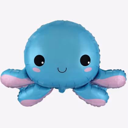Folieballong - Söt Bläckfisk