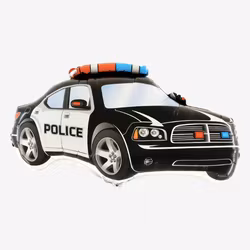 Folieballong - Polisbil Deluxe