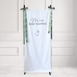 Textilskylt Personlig - Vit