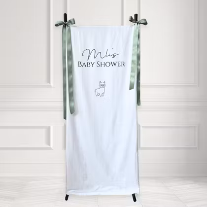 Textilskylt Personlig - Vit