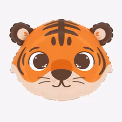 Folieballong - Gullig Tiger