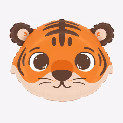 Folieballong - Gullig Tiger
