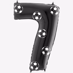 Sifferballong med mönster - Fotboll