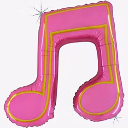 Folieballong - Rosa Dubbelnot