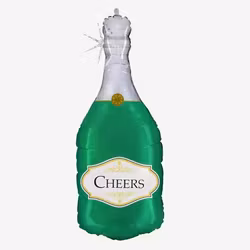 Folieballong - Champagneflaska Cheers